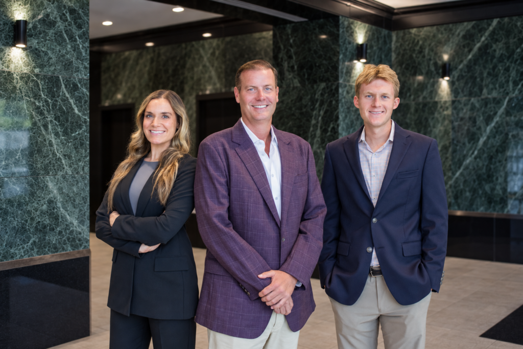 NAI DESCO brokers Conor Bellinger, Zach Williams and Will Glarner